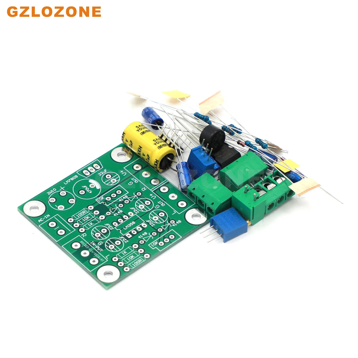 ZEROZONE LM358 VU Level Audio Meter Driver DIY Kit/Finished Board Adjustable Sensitivity