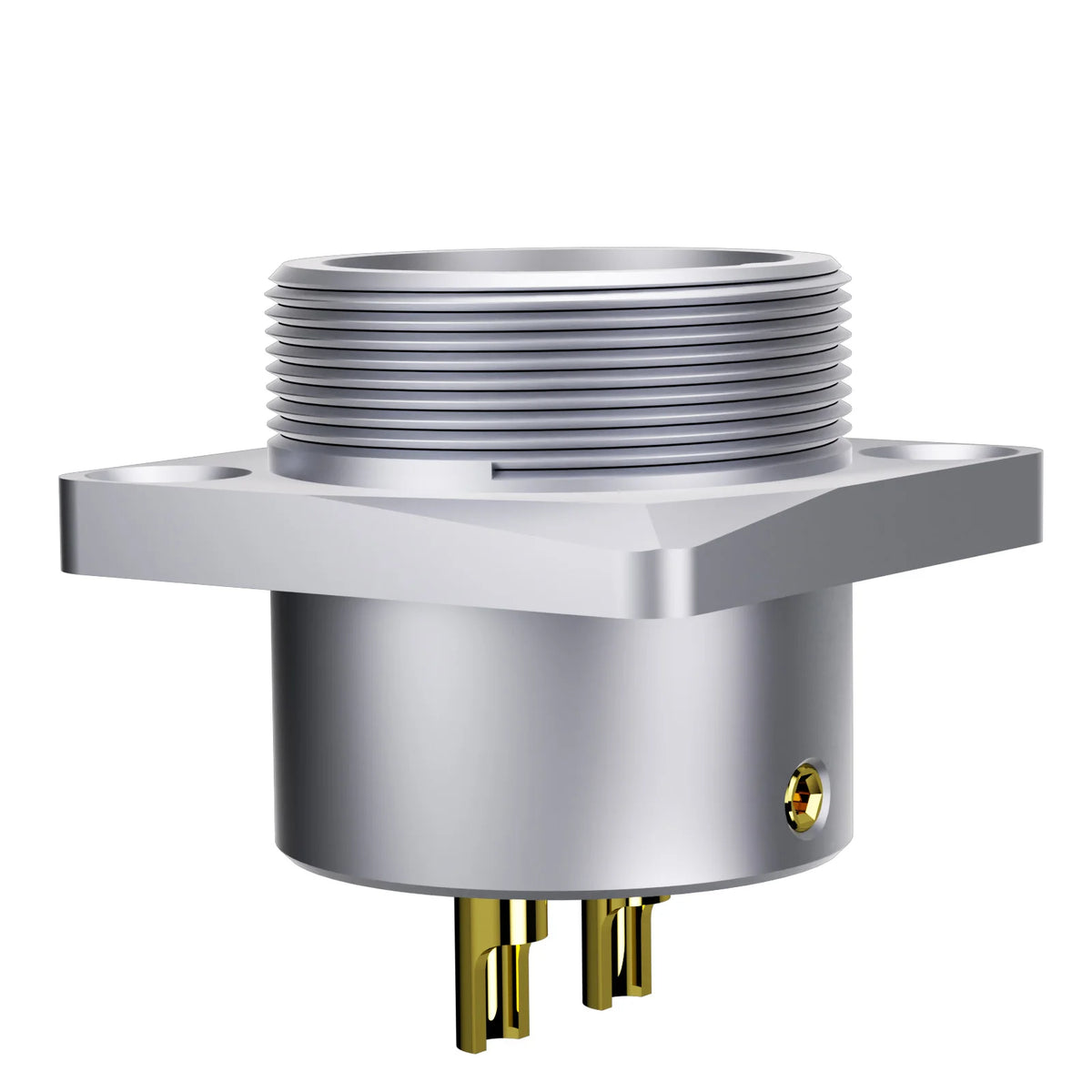 Monosaudio Pure Copper 2pin GX16 Male Socket Chassis GM16 24K Gold Plated Micro Male Connector