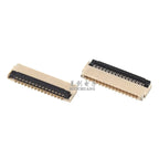 5Pcs FPC 0.3mm Flexible Cable Connector Socket Clamshell Bottom Contact Type 11P/13/15/21/23/25/31/33/35/39/41/45/51 Pin