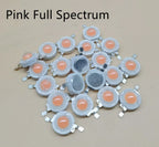 10pcs 1W 3W 5W High Power LED Chip Lamp Bulbs SMD COB Diodes Warm Cold White Red Green Blue Yellow 440 660nm Grow Light Beads
