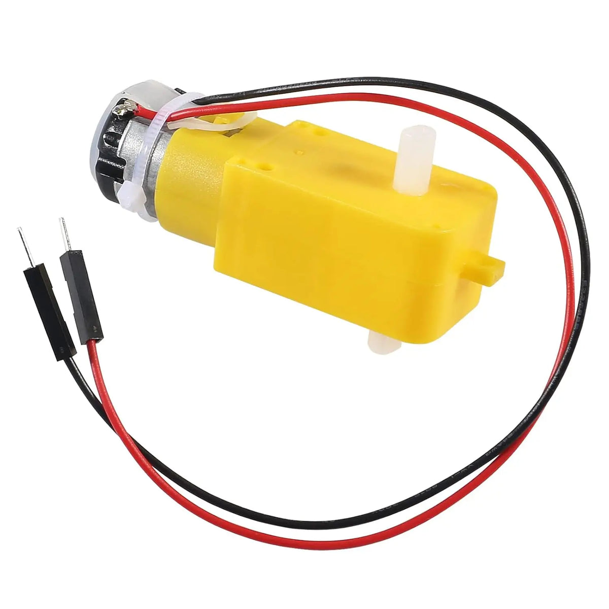 1/4Set TT Motor with Leads,DC 3-6V Gearbox Motor Dual Shaft Ratio 1:48 Motor with Tire Wheel Kit for Arduino DIY Smart Car Robot