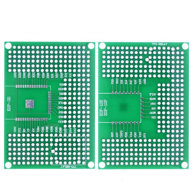 2~100Pcs 5X7 Double Sided Tin Plated Breadboard Prototype PCB Board Compatible With Wifi ESP8266 ESP12F ESP12E ESP32 Module