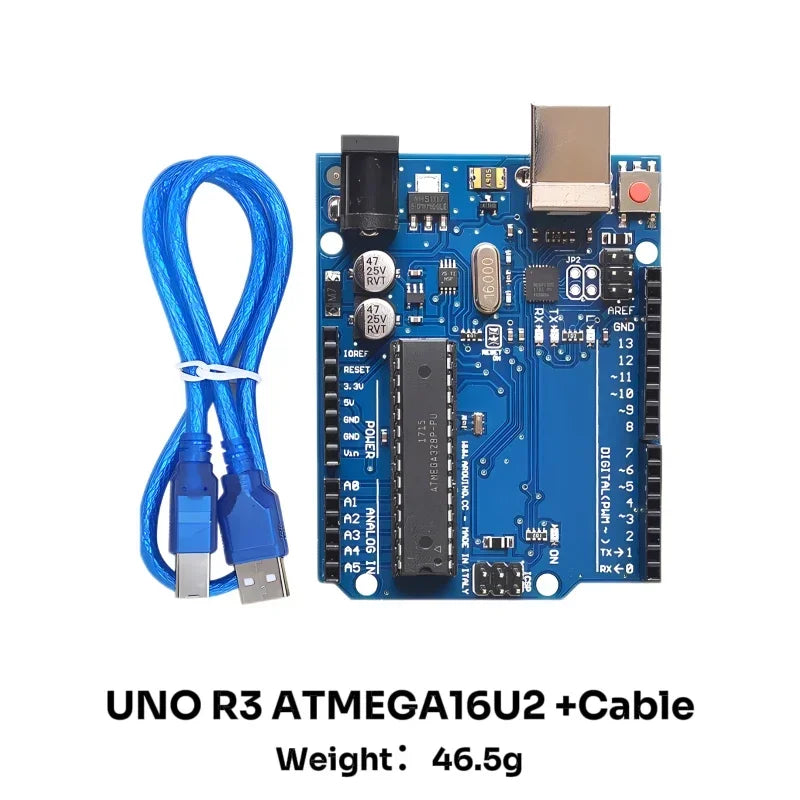 UNO R3 Official ATMEGA16U2/UNO+WiFi R3 MEGA328P Chip CH340G For Arduino UNO R3 Development Board WeMos ESP8266 USB/TYPE-C/Micro