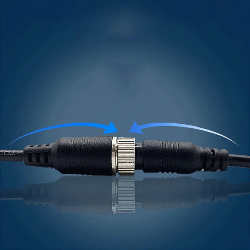M16 2pin 3p 4p 5p 6p 7p 8p 9p 10Pin GX16 6pin Male to Female Aviation Video Extension Connect Cable 1M-10M for Car Camera System