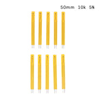 10pcs NTC Thin Film Thermistor 2.5cm 5cm 3950 10K 50K 100K MF5B SMD 1% 5% Temperature Sensor