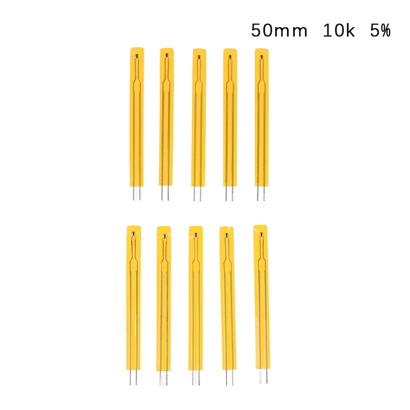 10pcs NTC Thin Film Thermistor 2.5cm 5cm 3950 10K 50K 100K MF5B SMD 1% 5% Temperature Sensor