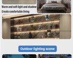1M-50M 220V COB LED Strip Dimmable 360LEDs/m EU Plug Kitchen Home Room Decoration Flexible Ribbon for Outdoor Garden Lighting