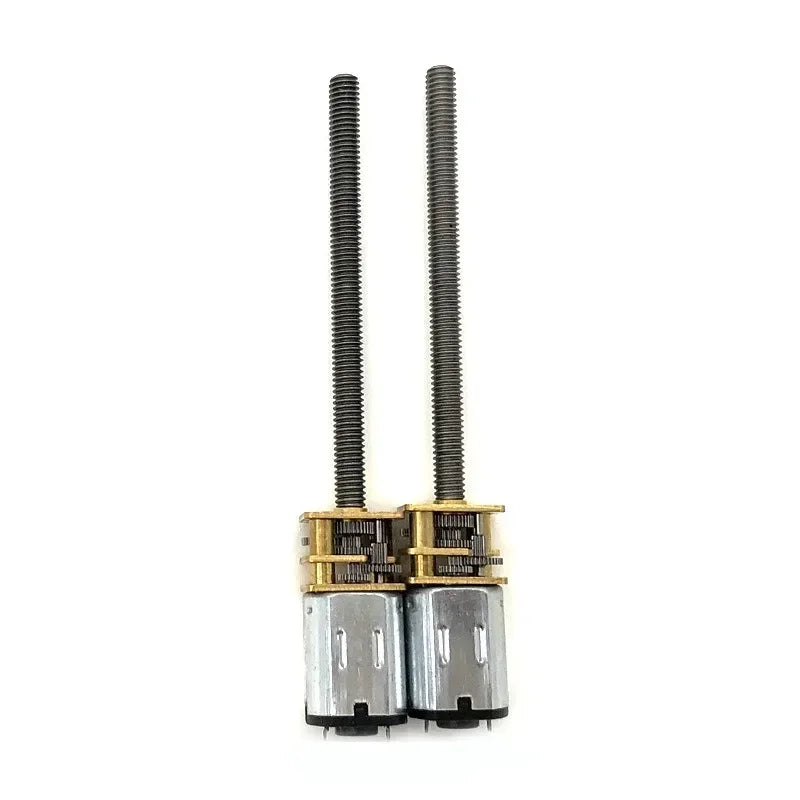 DC 3V 6v  gear motor N20 long shaft screw motor M4-55 threaded rod low speed metal Electric motor Smart car