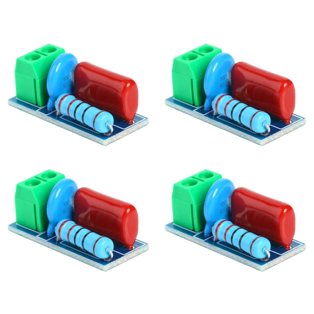 1/2/3pcs RC Absorption Circuit Module Relay Contact Protection Resistance Surge AC/DC 5V-400V Snubber Board