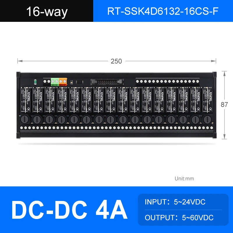 ENMG Solid State Relay Module 5-24V DC Solid State Non-Contact Relay Module DC Control AC/DC 220V Wide Voltage Constant Current