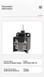 5pcs Elevator Buffer Travel Micro Switch LXP1-020/1A 3SE3-020/1A, Elevator Limit Stroke Switch Elevator Accessories