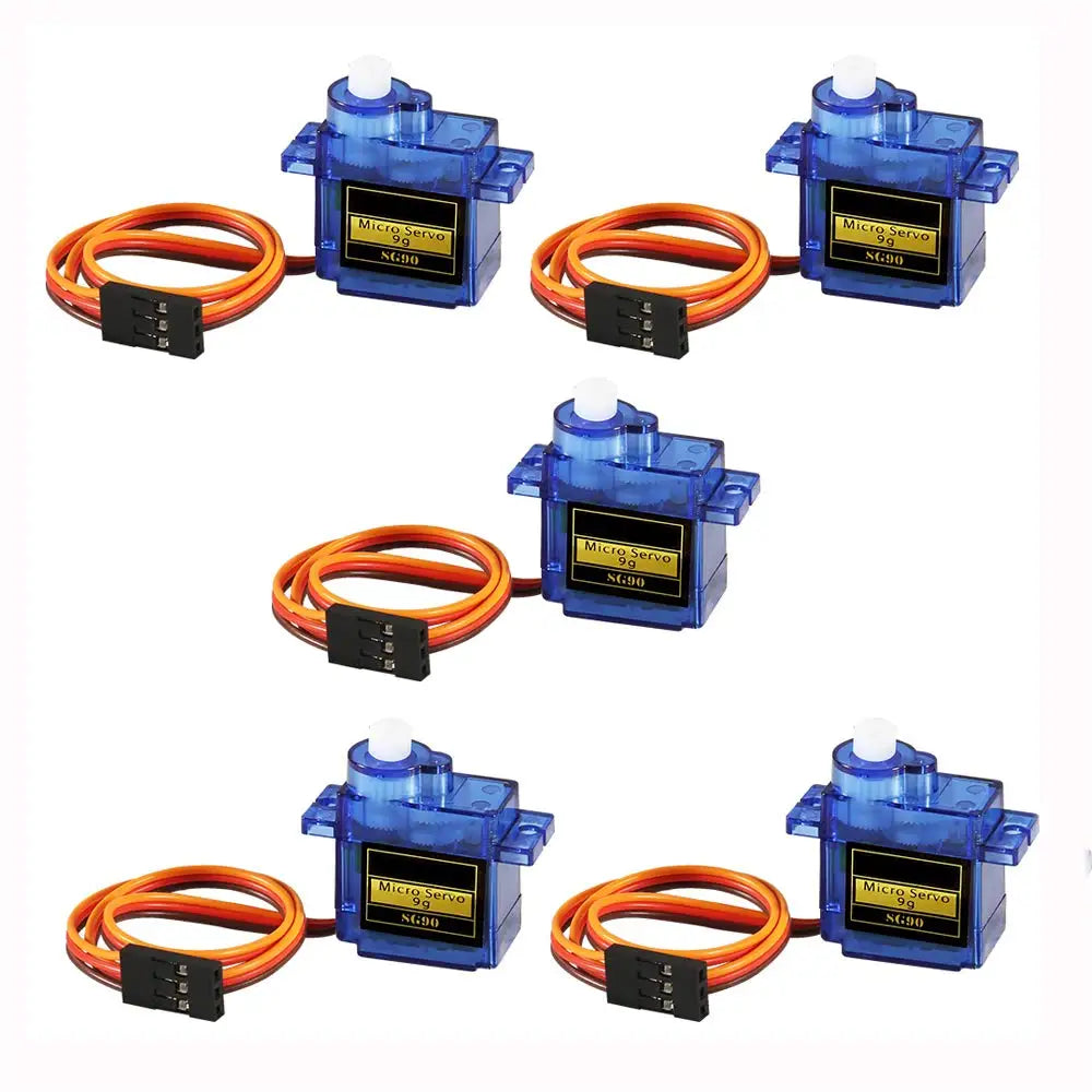 2/5/10pcs Sg90 Servo Motor Micro 9g 180 360 Degree Mount Sg90 Kit Without Metal Gear Pro Rc Car Toy Airplane Arduino Uno Diy
