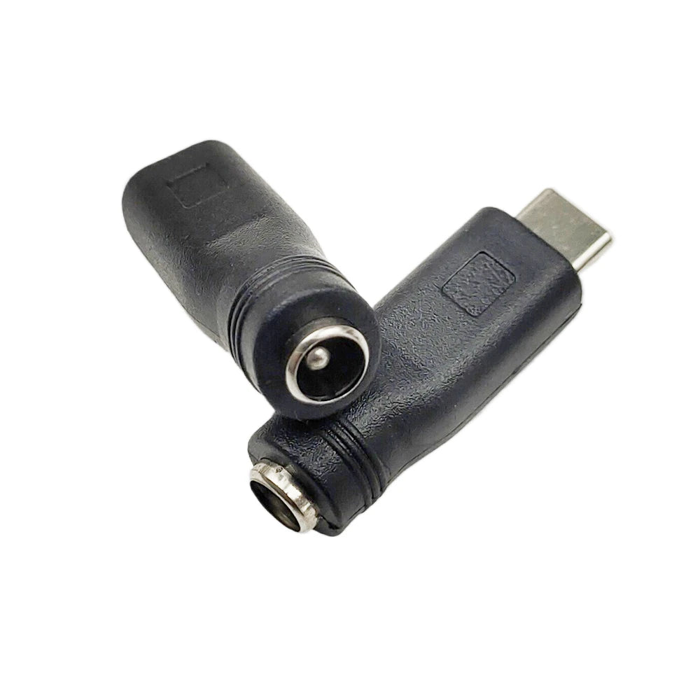 2/5/10PCS DC USB Type-c to 5.5*2.1 Female Connector to Female 5521 Power Jack DC Power Conector 5.5x2.1 Adapter USB C Converter