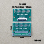 1pcs FPC/FFC Welding 0.5 Seat Connection 0.5mm Pitch Connector SMT To 2.54mm Flexible Cable Adapter Board 6 8 10 20 50 60 80 Pin