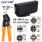 SN-48B Crimping Plier 0.5-2.5mm2 20-13AWG SN-28B/48B/2 Dupont XH2.54 KF2510 SM 2.54 3.96 TAB 2.8/4.8/6.3 Plug Type Terminal