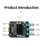 YS-1002T YS-502L Bluetooth 5.0 Audio Amplifier Board 2.0 Channel Stereo Power Amp Module 50W X2 100W X2 AUX Input For DIY Speaker Home Audio