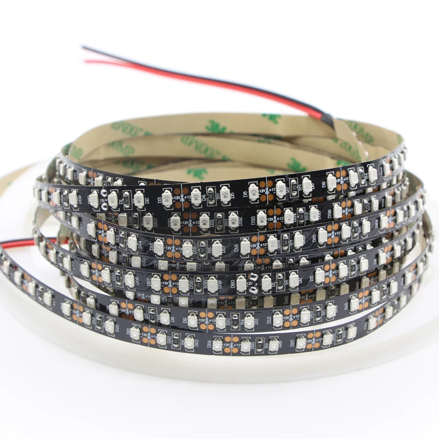 DC 12V SMD 3528 5050 Flexible LED Strip Orange Light 60/120 LEDs per Meter DIY Car Chassis Lighting Strip for Vehicle