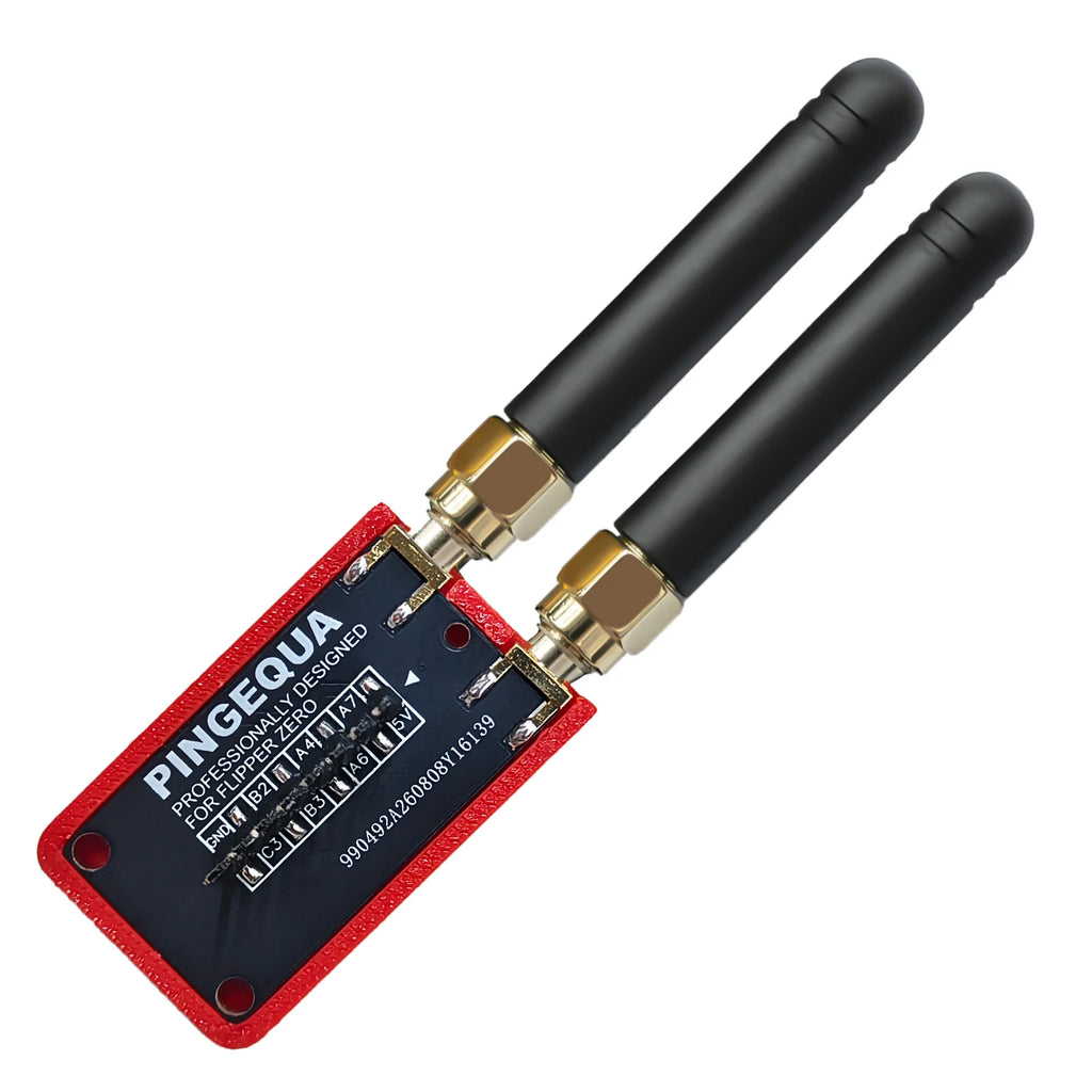 New Flipper Zero RF Development Board, PINGEQUA RF Lab App-Ready, NRF24 + CC1101 Module 2.4GHz & 433MHz Auto Switch