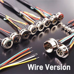 Magnetic Circular PogoPin Connector 2A Male Female Metal Spring Loaded 1/2/3/4/5/6 Pin DC Power Charger Wire JST SM Gold Plated