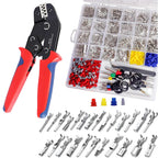 660pcs Pin Connector 1/1.5/1.8/2.2/2.8/3.5/4.8/6.3mm Automotive Wire Terminal Male and Female Non Insulated Plug Disassembly Kit