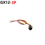 M12 Aviation Plug 2 3 4 5 6 Pin Male Head Adapter Cable Connector GX20 GX16  GX12 to XH2.54 Terminal Wire Extension Line 15-30cm