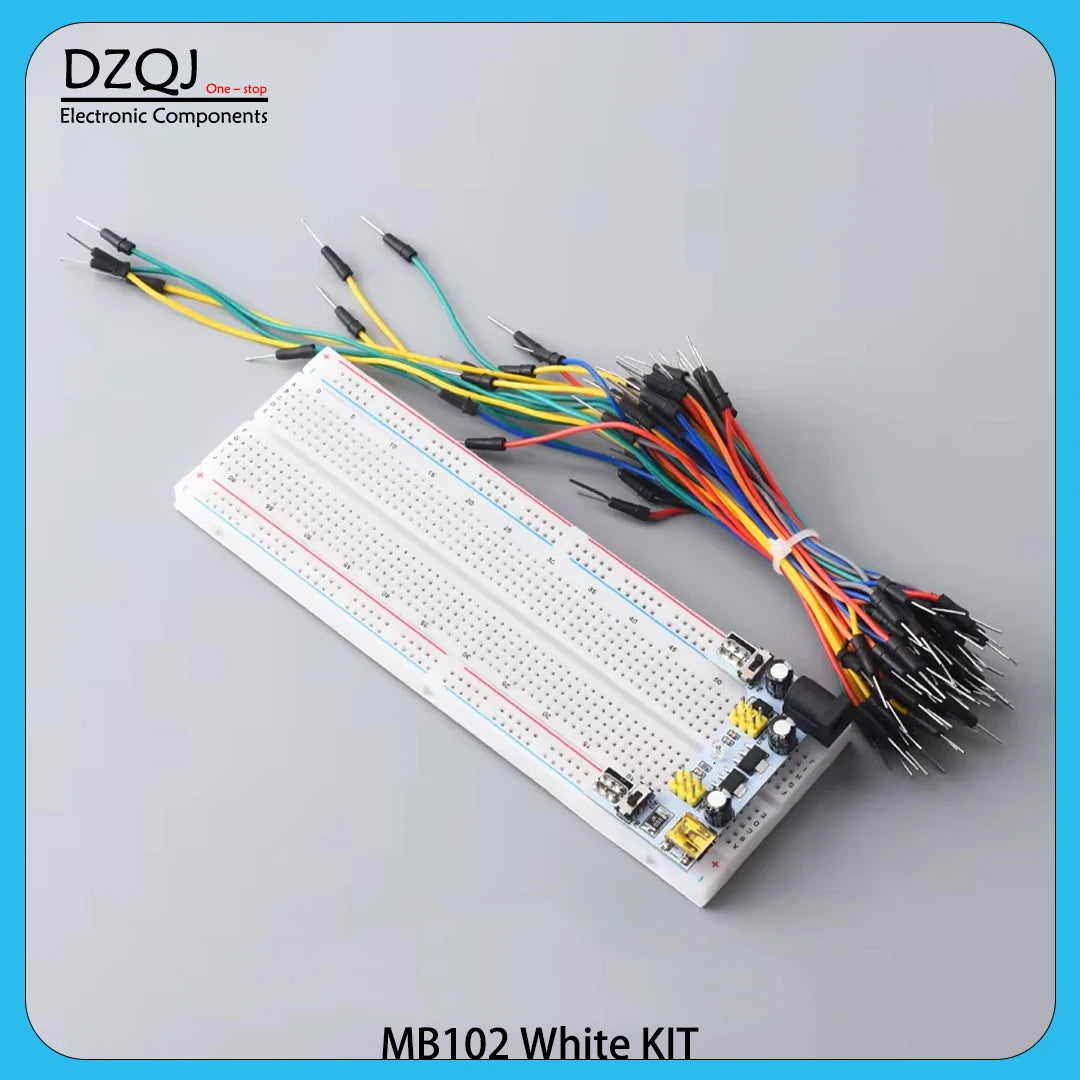 Solderless Breadboard 830 400 Point MB-102 SYB-170 Prototype Board Dupont Wire Jumper Kit for Arduino DIY Electronics