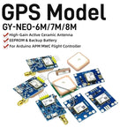 1PCS GY‑NEO‑6M/7M/8M GPS Positioning Module With Active Ceramic Antenna EEPROM Backup Battery For APM MWC Arduino STM32
