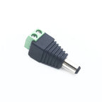 Male Female Socket Barrel Adapter 12V DC Power Connector Plug Jack for CCTV Camera LED Strip Supply Terminal 2.1mm x 5.5mm