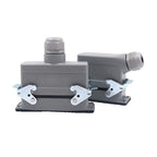 Rectangular Heavy Duty Connectors HDC HE 4 6 8 10 16 20 24 32 48 Core Pin 16A Waterproof Aviation Plug Top Side Line Connector
