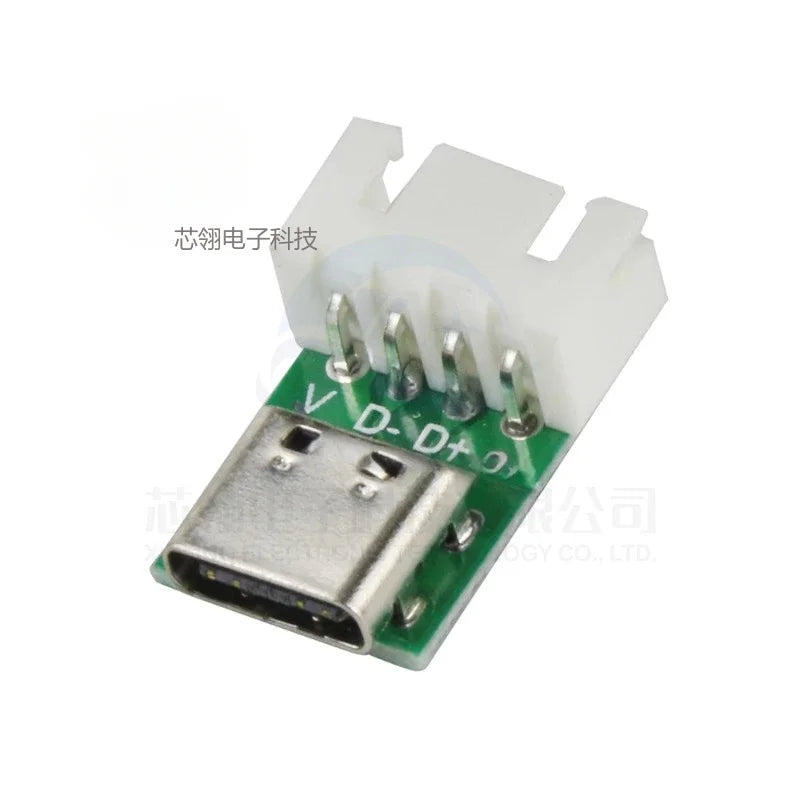 5pcs TYPE C USB 3.1 Type C Connector 16 Pin Test PCB Board Plate Adapter Socket For Data Line Wire Cable Transfer