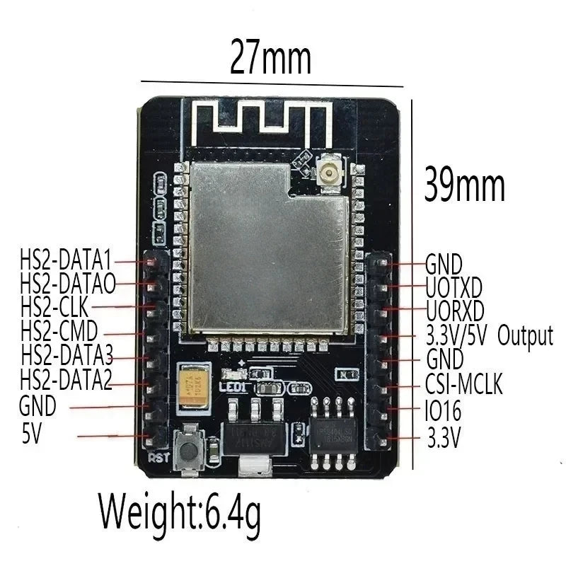 ESP32-CAM ESP32-CAM-MB MICRO USB ESP32 Serial to WiFi ESP32 CAM Development Board CH340 CH340G 5V Bluetooth+OV3660 Camera