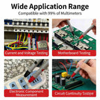 1000V 10A 20A Pure Copper Gold-Plated Special Tip Multimeter Probe Universal Test Lead Wire Needle, Tester Lead Probe