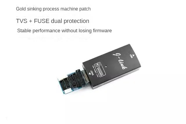 JLINK V8 V9 Simulator Downloader STM32 Singlechip  J-Link 1.8V-3.3V-5V Gold Sinking Process