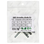 90PCS 9Values SMD Schottky Diode Kit M1 M4 M7 SS14 SS16 SS24 SS26 SS34 SS36 for Electronic Rectification Projects M1