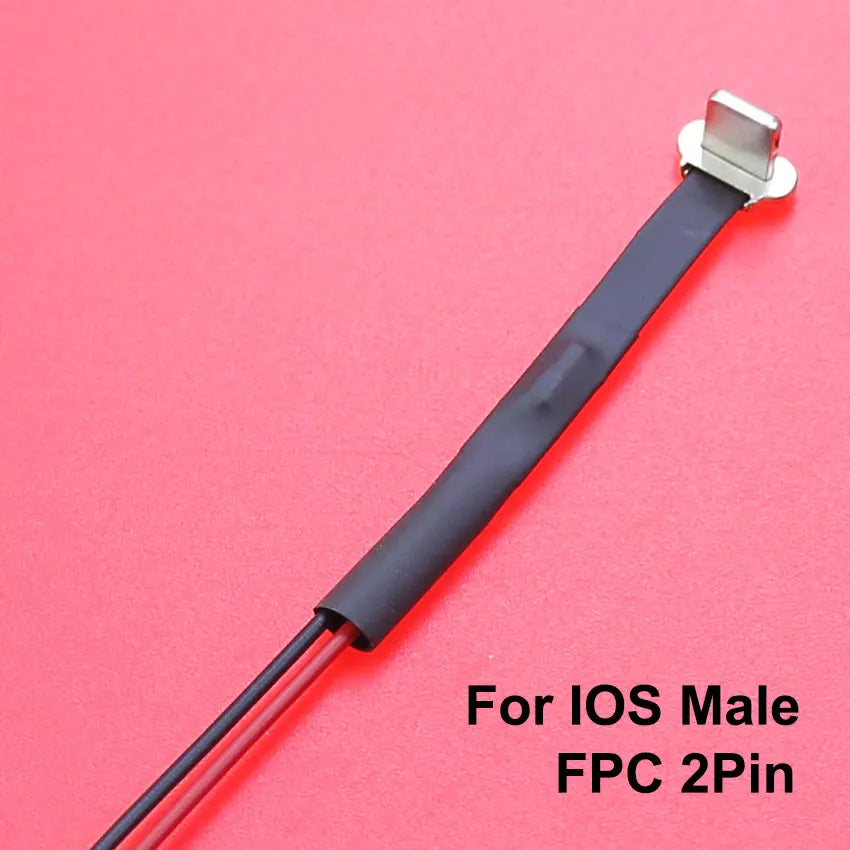 Type-C Micro USB Connector FPC 2Pin 3Pin W/ Resistor R1 Soft Flat Cable Male Charging Cable Fast Charge Wire Extention For Phone