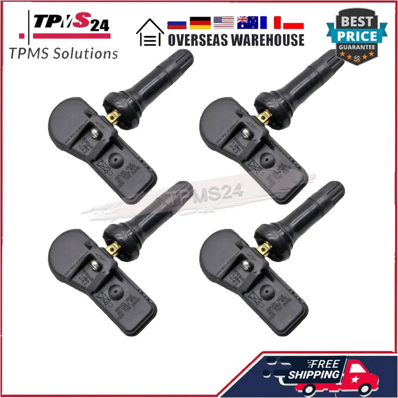 4PCS 52933-C1100 For Hyundai i20 [GB] iX35 [LM] NEXO [FE] Solaris [LF] TUCSON [TL] Tire Pressure Monitor Sensor 433MHz TPMS
