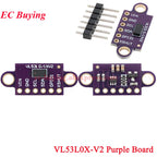 1-10Pcs VL53L0X V2 VL53L1X VL53L3CX VL53L4CD VL6180X  VL53L8CX VL53L7CX Time-of-Flight ToF Laser Ranging Sensor Module IIC