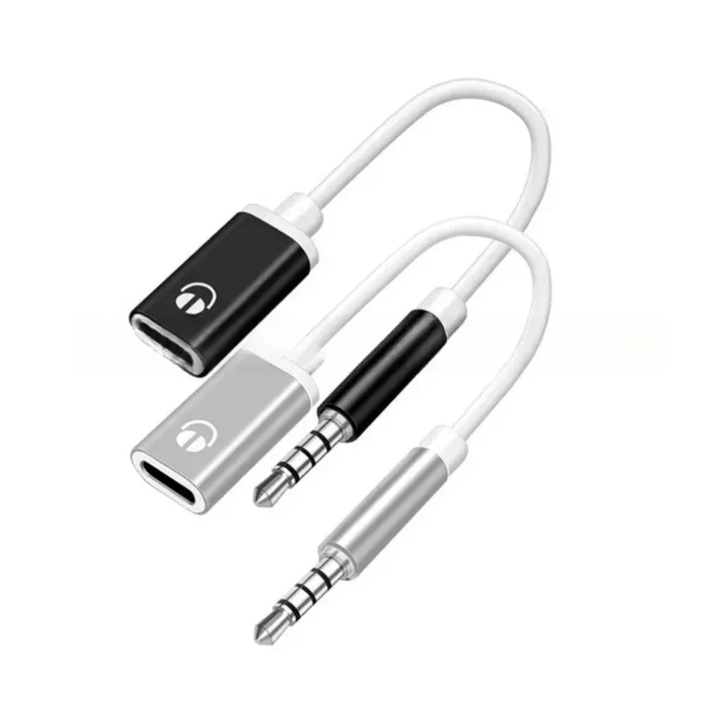 1PC Portable Durable Aux Cable Converter 3.5mm to Type-C Analog Audio Headphone Adapter Cable
