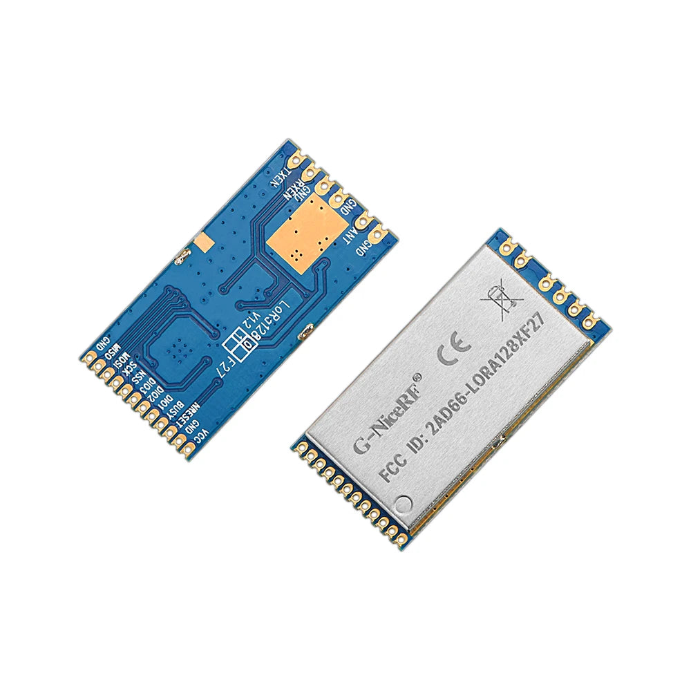 2pcs/lot FCC / CE Certified LoRa1280F27 - 500mW Long Range 2.4G LoRa Module SX1280 Chip 2.4GHz RF Wireless Transceiver