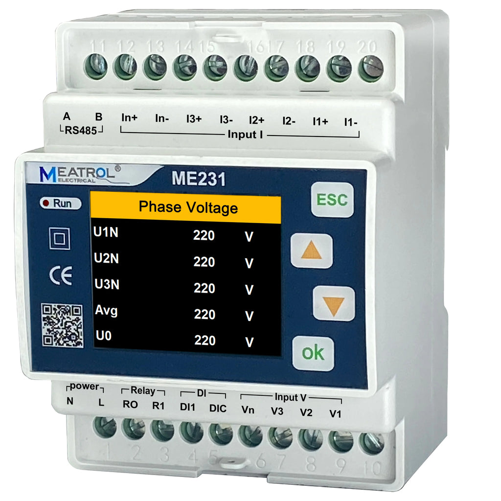 2026 NEW High Quality Rogowski Coil 333mV Split Core CT Connected RS485 RTU Energy Meter
