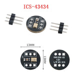 ICS 43434 Low Power MEMS Omnidirectional Microphone Module I2S ISS MEMS Digital Output For ESP32 High Precision Low Power Sensor