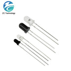 10Pairs F3 3mm F5 5mm 940nm LEDs Infrared Emitter and IR Transmitter Receiver Diode Diodes 301A Infrared to tube For Arduino