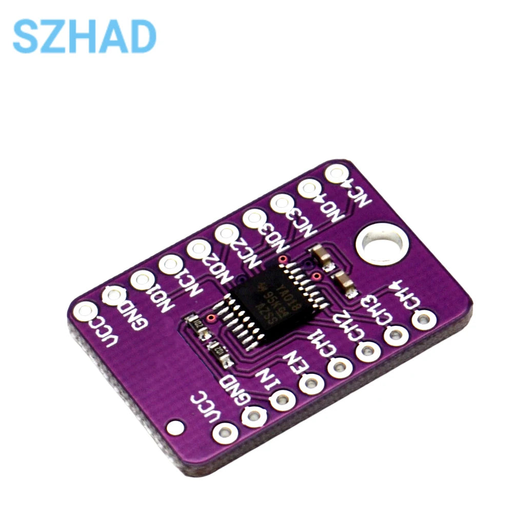 TS3A5018 4-Channel SPDT Analog Switch, 10Ω Low RON, High-Speed CMOS Switch for Signal Routing Multiplexer