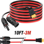 12AWG Solar Rubber-coated XT60 Female Connector To M-C-four  Energy Storage Power Charging Cable XT60 Solar Panel Cable