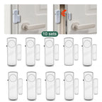 5pcs/10pcs Wireless Door Window Sensor Alarm 95db Anti-theft 433mhz Door Contact Detector Magnetic for Home Security Protection