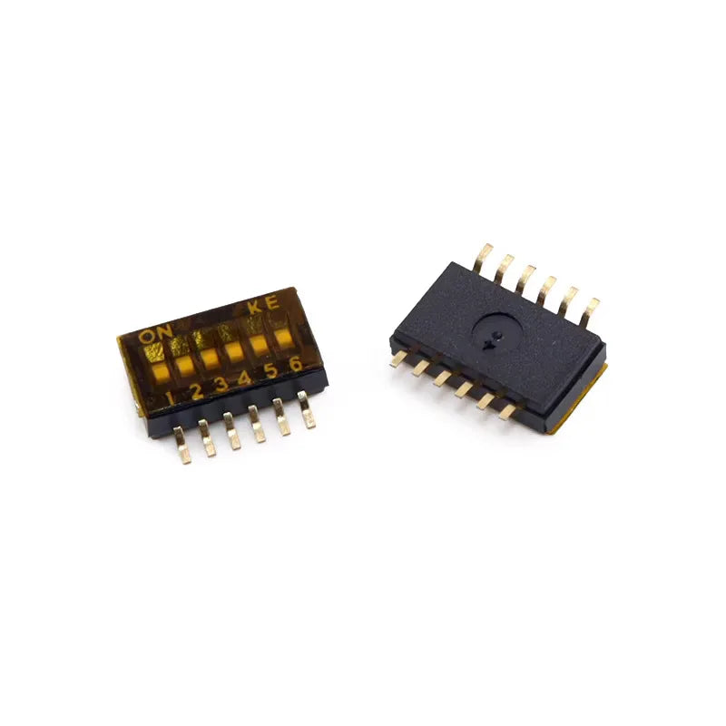 5Pcs 1.27mm Pitch Dip Switch SMD SMT Slide Type Switch 1/2/3/4/5/6/8 Position