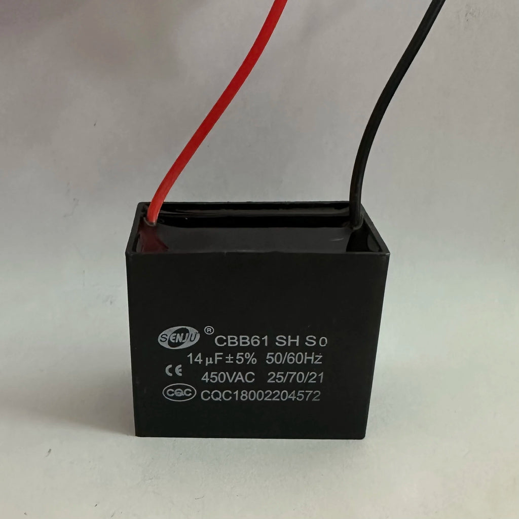 CBB61 Motor Start Capacitor 450V AC Fan Condenser1/1.2/1.5/1.8/2/2.5/3/4/5/6/8/10UF