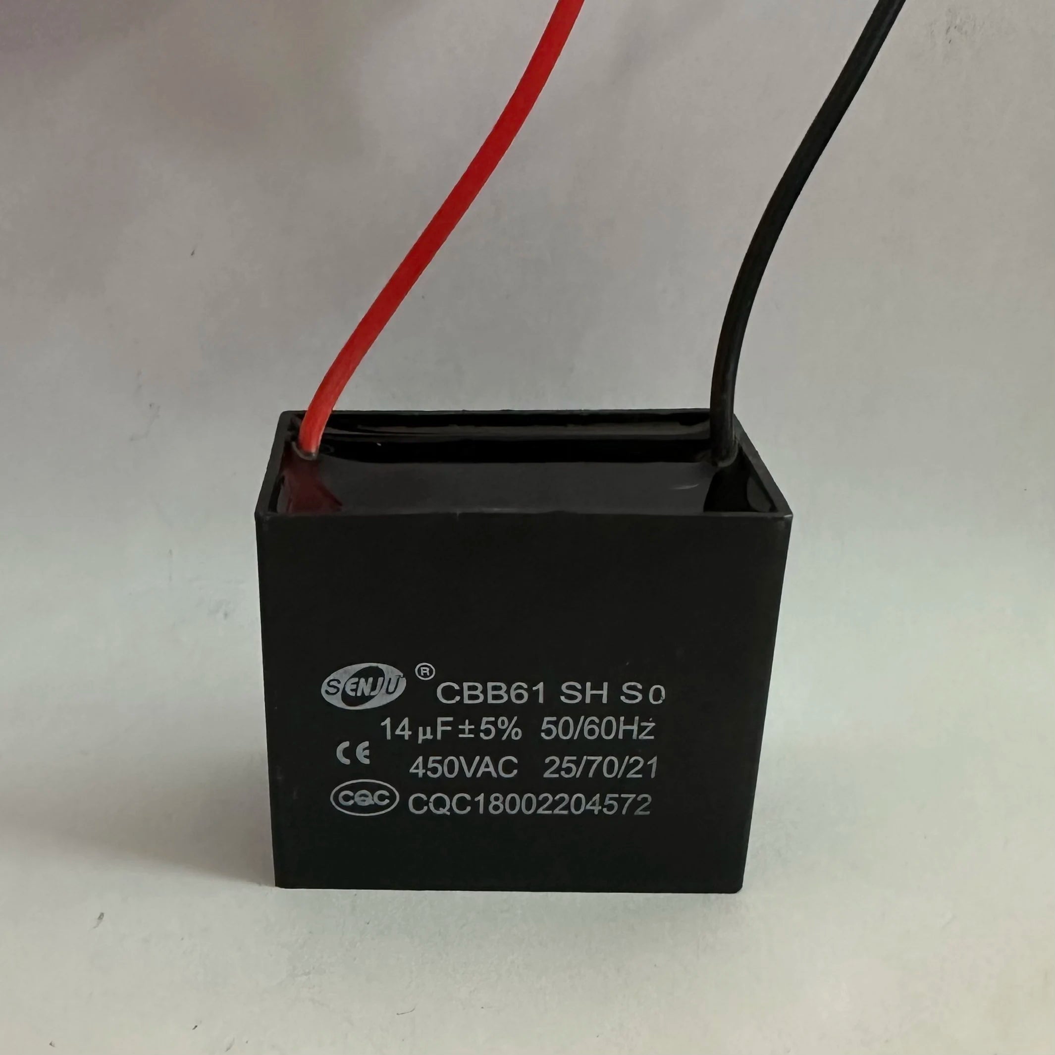 CBB61 Motor Start Capacitor 450V AC Fan Condenser1/1.2/1.5/1.8/2/2.5/3/4/5/6/8/10UF