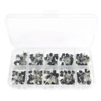 50-900PCS Transistors Kit PNP NPN A1015 S8050 S8550 S9012 C1815 MJE13001 2N3904 2N3906 BC327 BC337 BC517 BC547 BC548 BC549 BC558