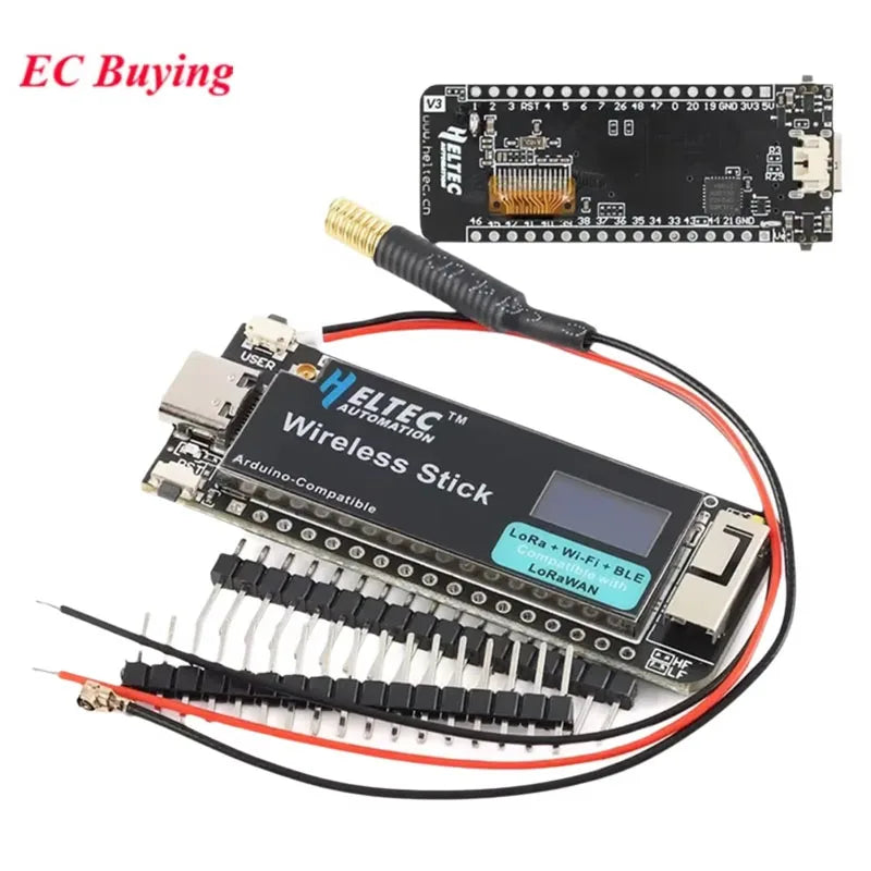 ESP32 Wireless Stick SX1262 LoRa WIFI BLE Development Board LoRAWAN 433-510MHz/863-928MHz Meshtastic Mesh Network For Arduino